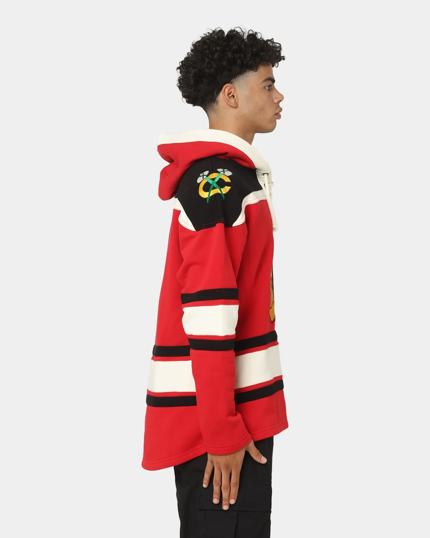 47 Brand Chicago Blackhawks Superior Lacer Hoodie Red