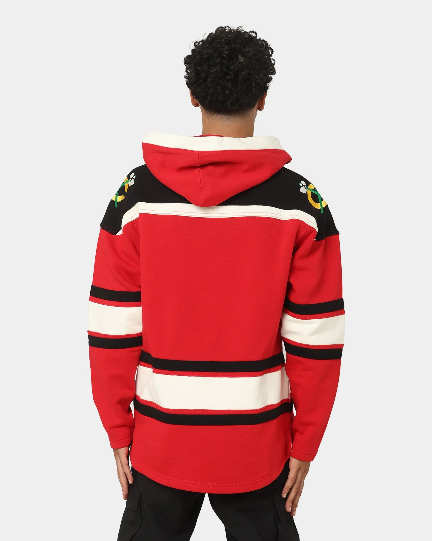 47 Brand Chicago Blackhawks Superior Lacer Hoodie Red