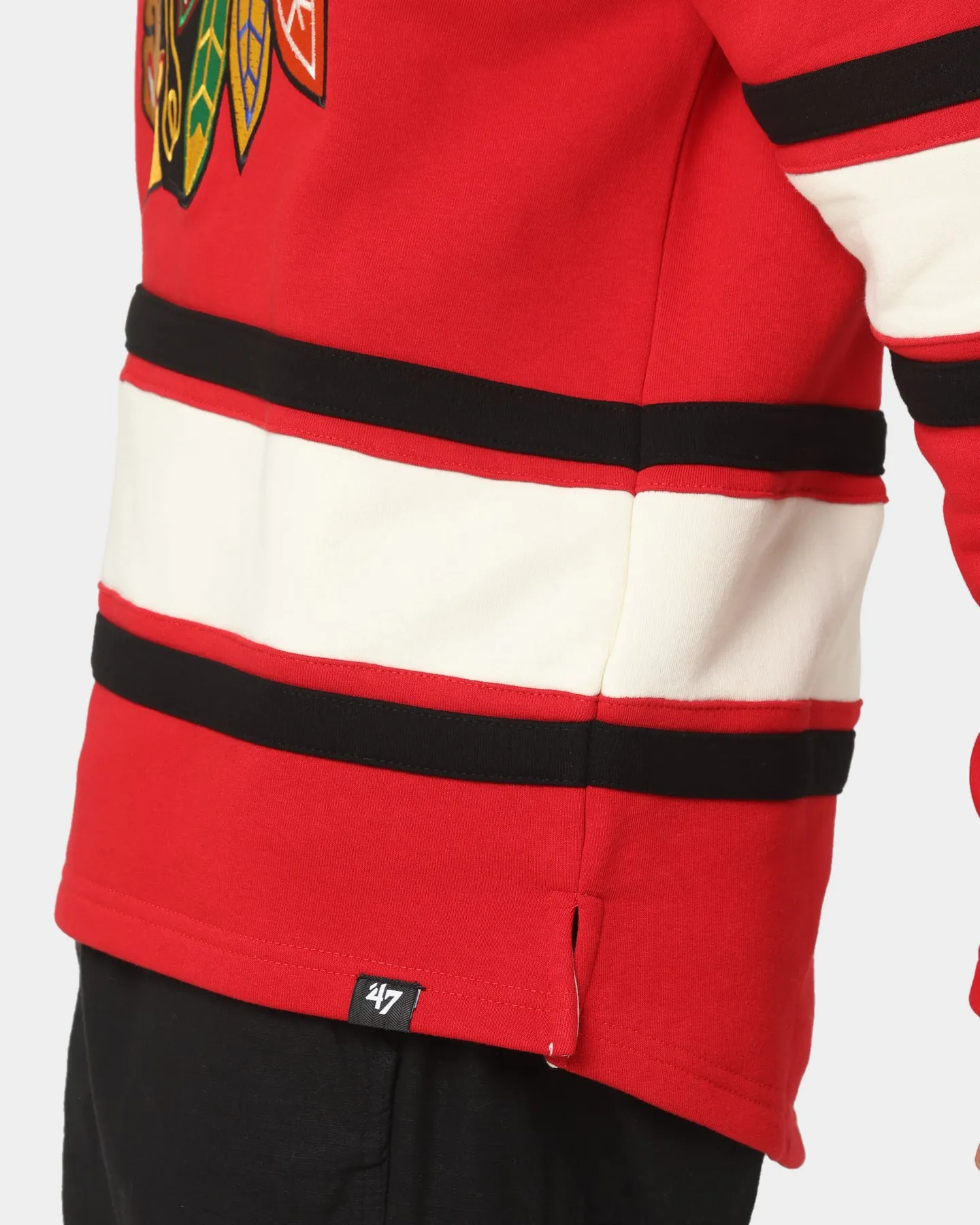 47 Brand Chicago Blackhawks Superior Lacer Hoodie Red