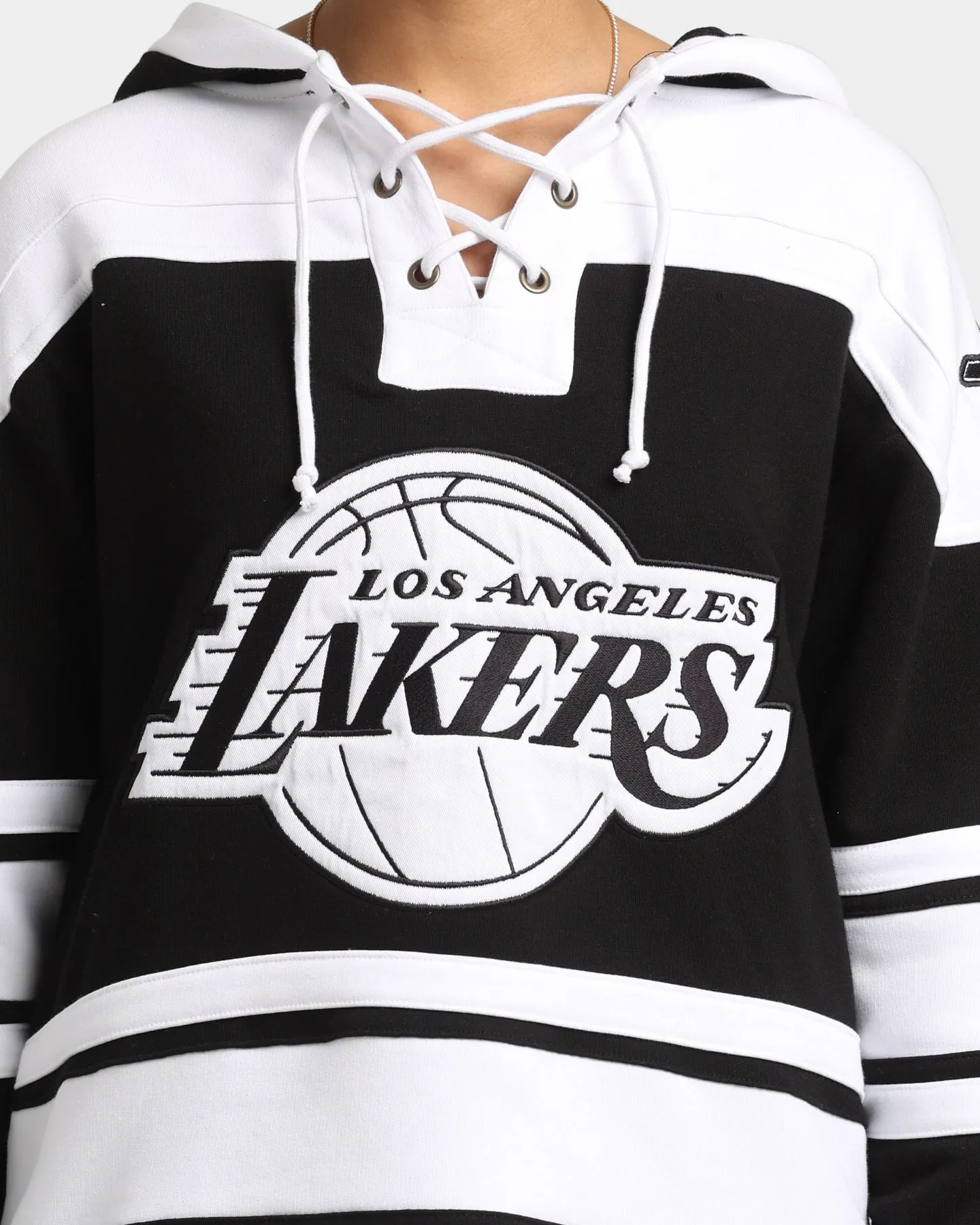 47 Brand Los Angeles Lakers NBA Superior '47 Lacer Hoodie Jet Black