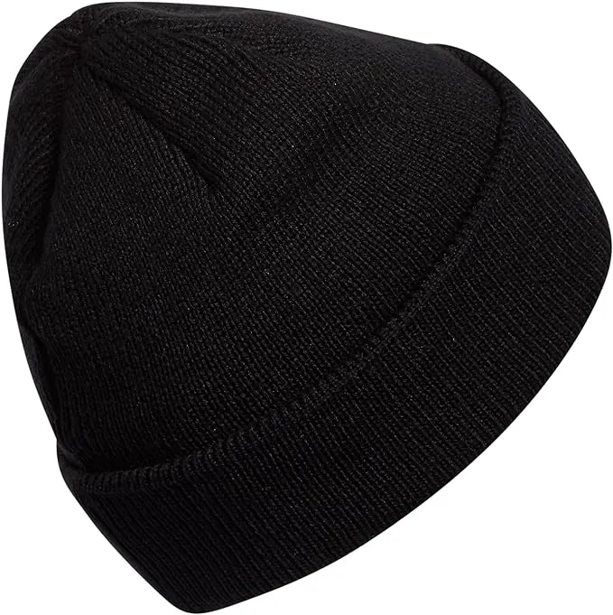 adidas Originals Women's Trefoil Beanie. Black/White 2. One Size