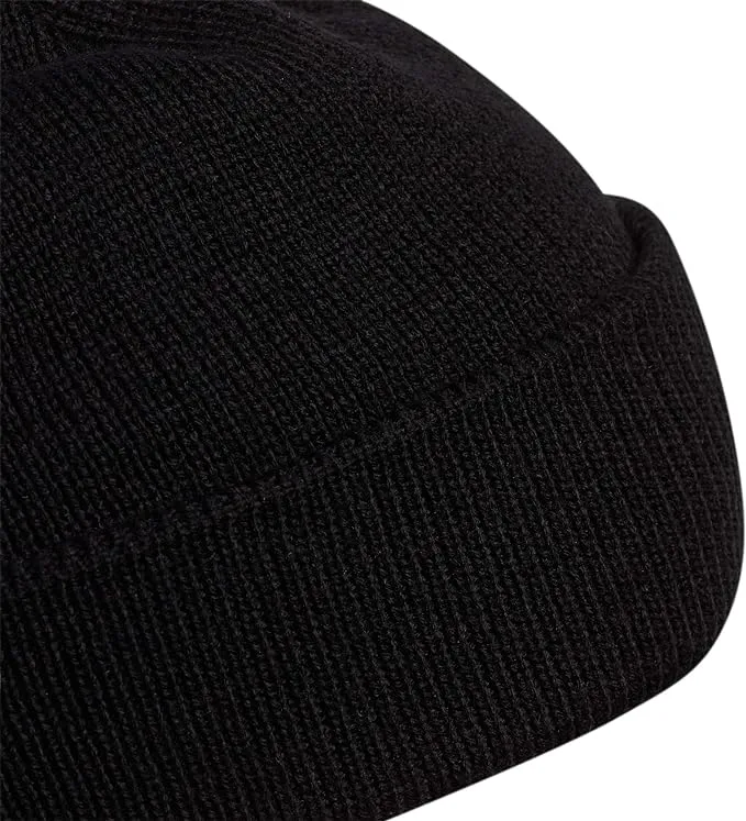 adidas Originals Women's Trefoil Beanie. Black/White 2. One Size