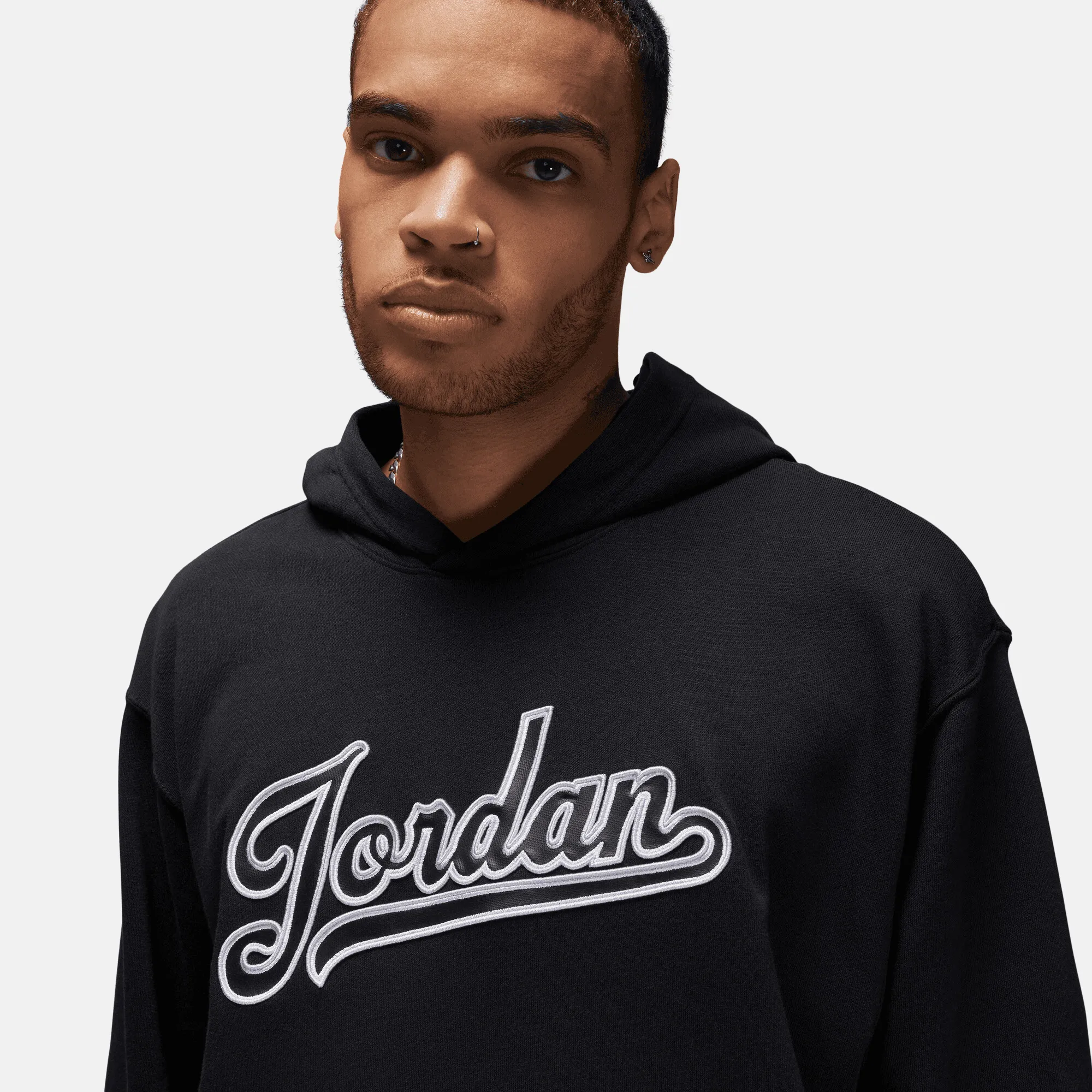 Air Jordan Flight MVP Black Fleece Pullover Hoodie