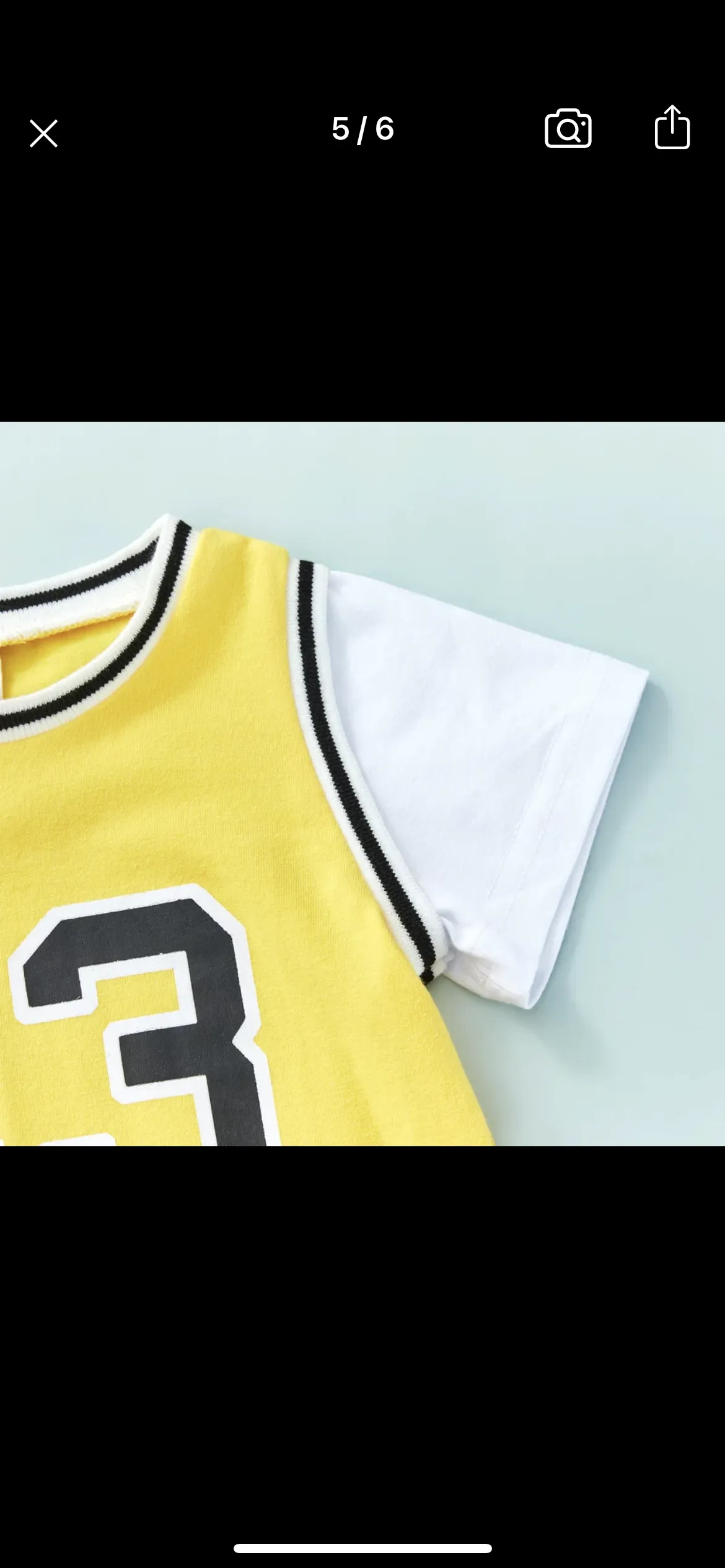 BASKETBALL JERSEY ROMPER - YELLOW