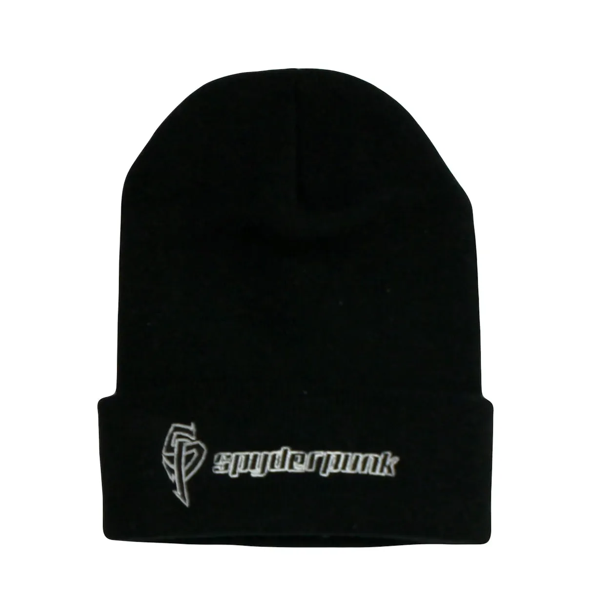 Beanie Spyderpunk Cuffed Knit Embroidered Available In 5 Colors