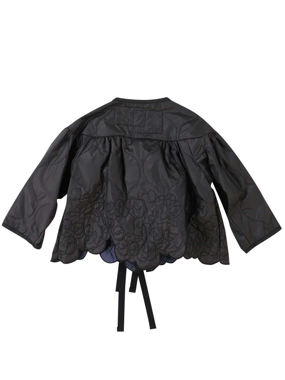 Black Scalloped Jacket