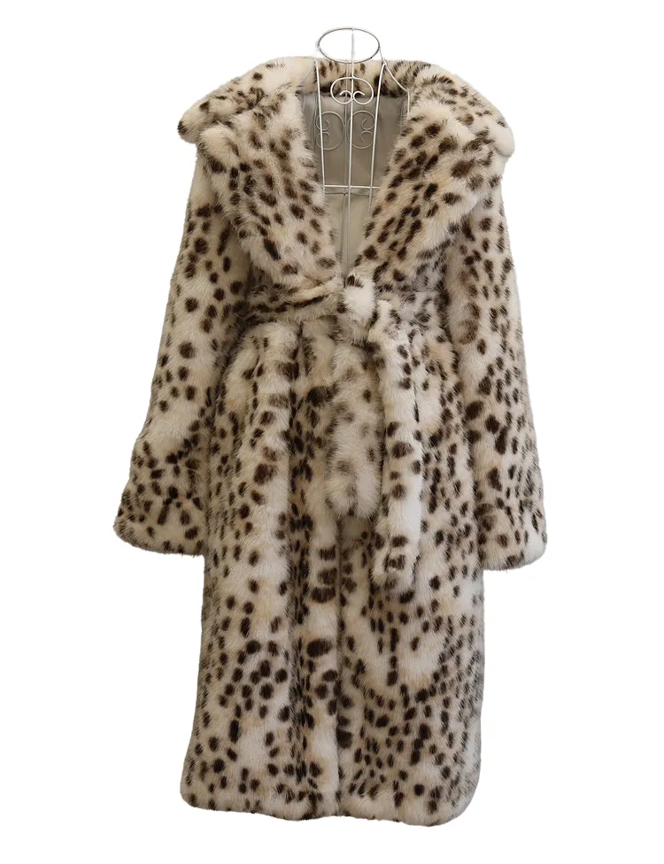 ‘Blaire’ Leopard Fur Coat