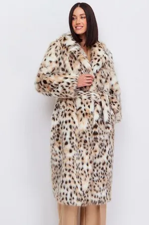 ‘Blaire’ Leopard Fur Coat