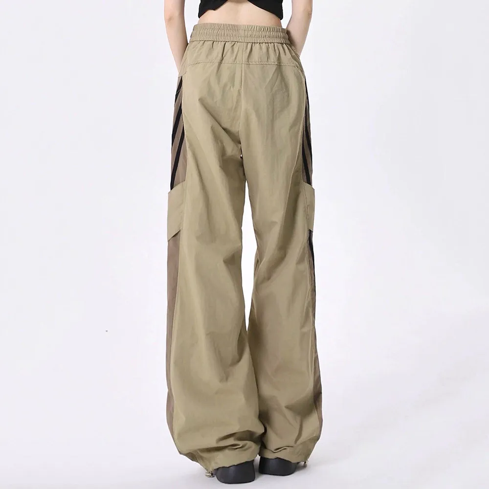 Blokette Style Cargo Stripe Pants