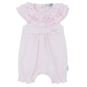 Blues Baby Girls Napoli Collection Pink Shortie Romper