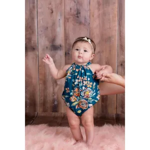 Boho Floral Bubble Romper