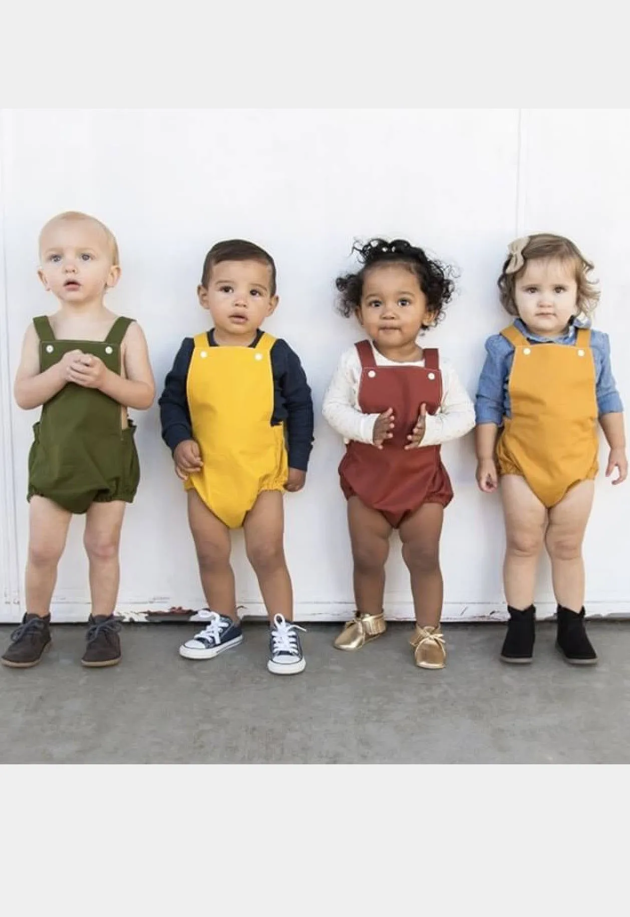 Brown Baby Romper