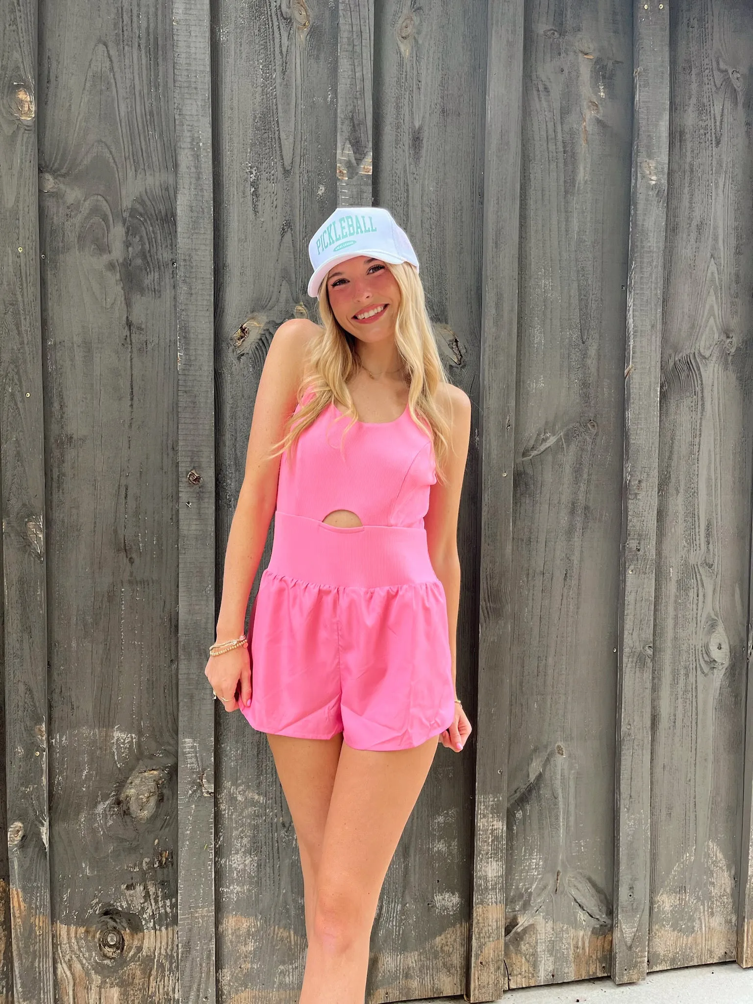 Bubblegum Pink Romper