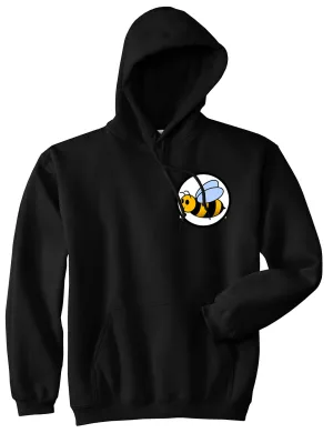 Bumble Bee Chest Mens Pullover Hoodie