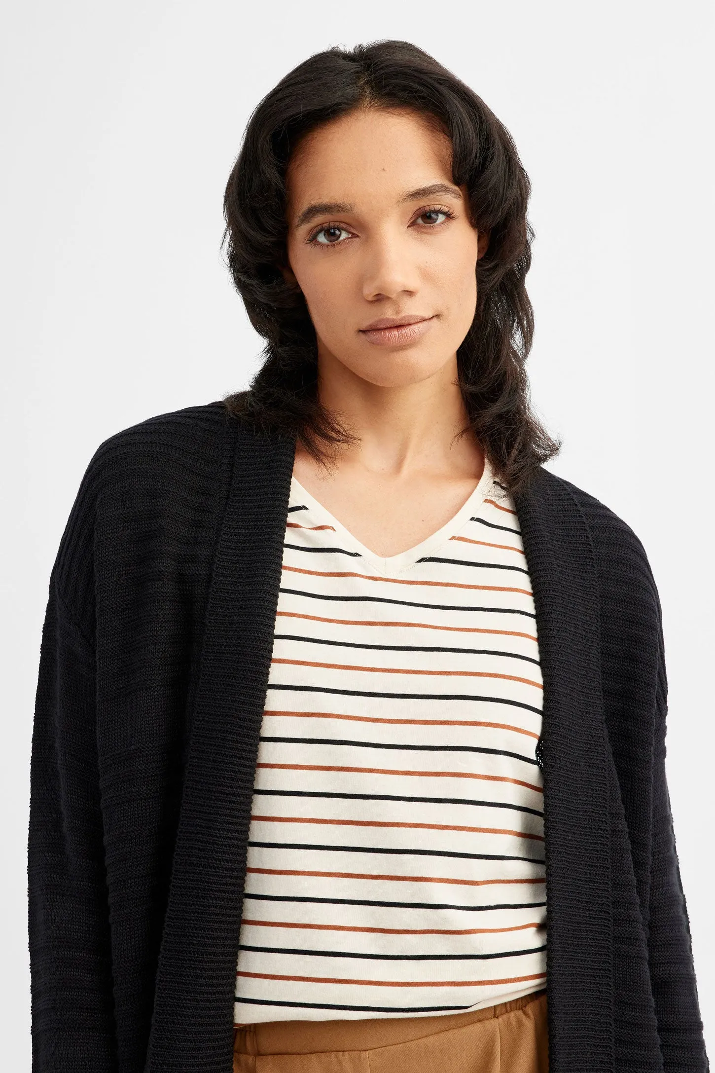 Cardigan cocon en tricot - Femme