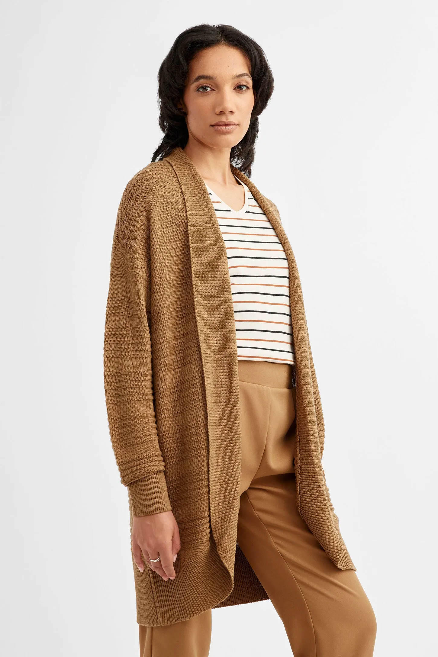 Cardigan cocon en tricot - Femme