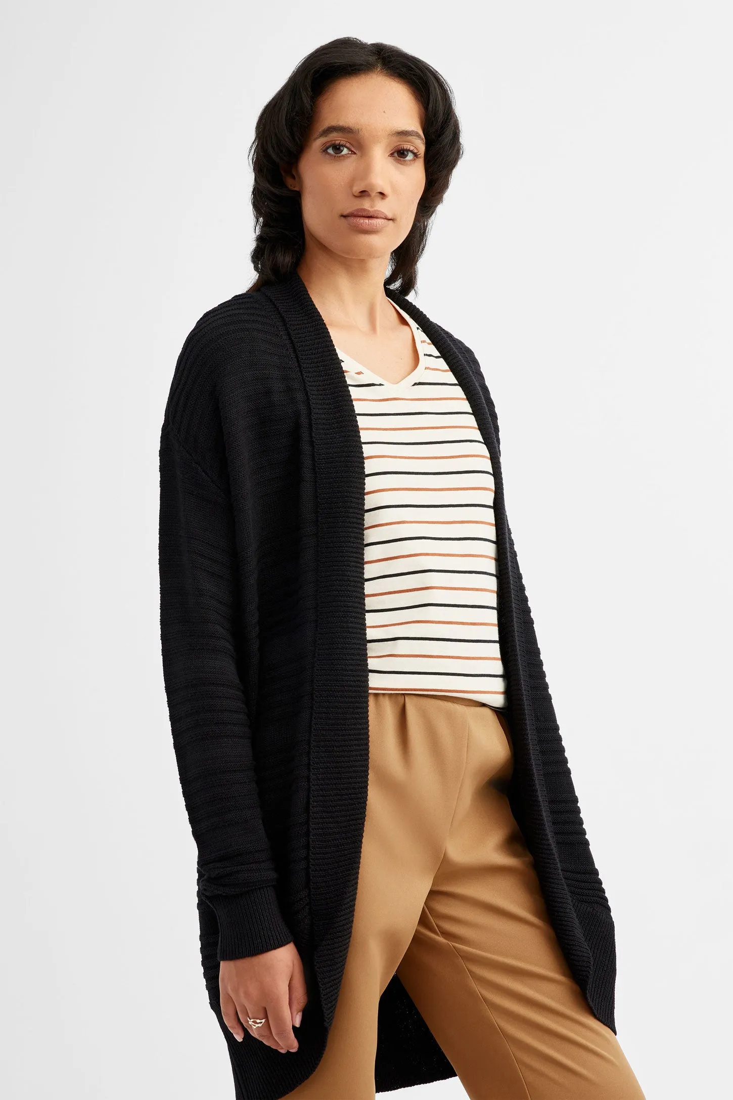 Cardigan cocon en tricot - Femme