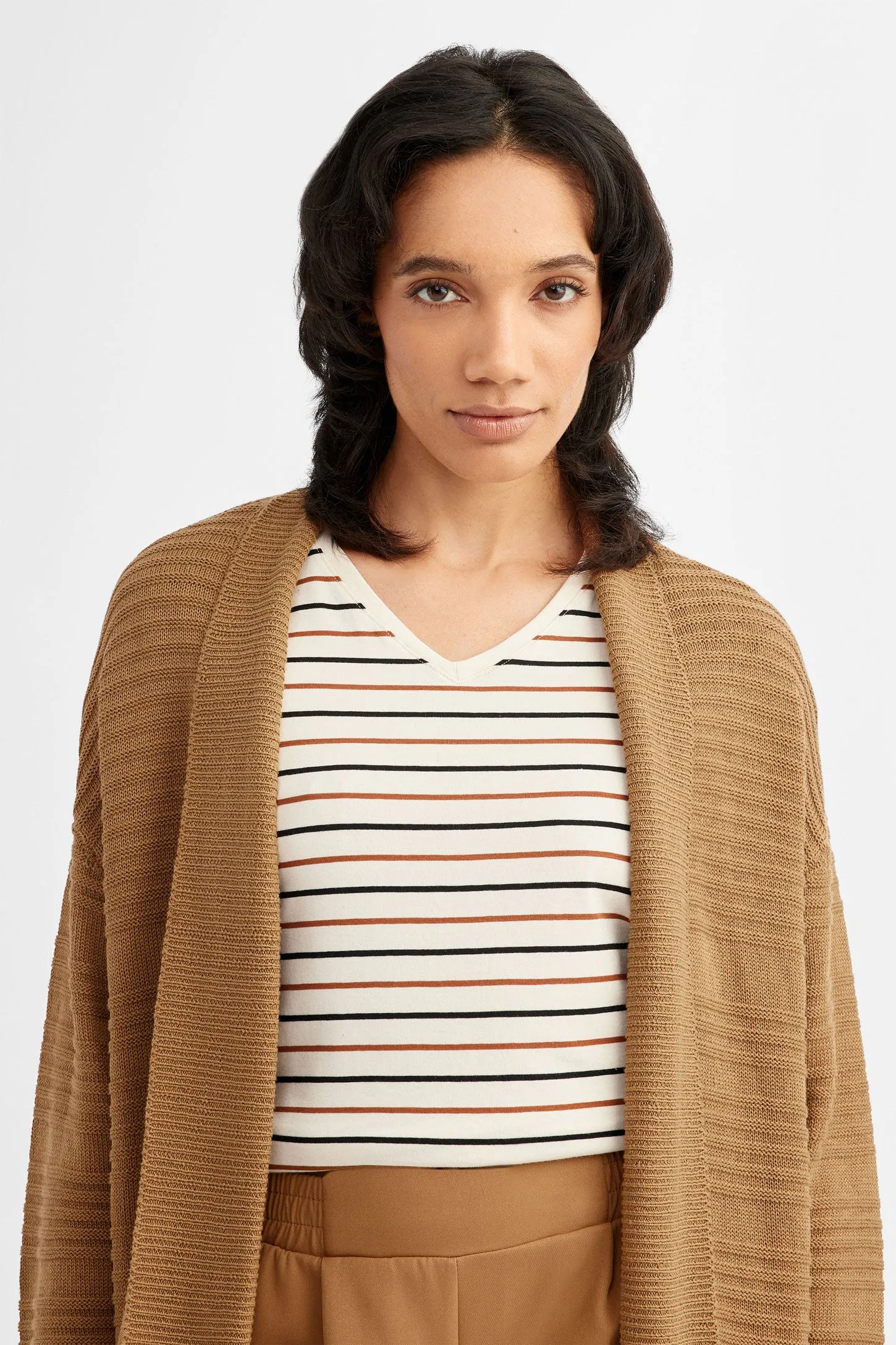 Cardigan cocon en tricot - Femme