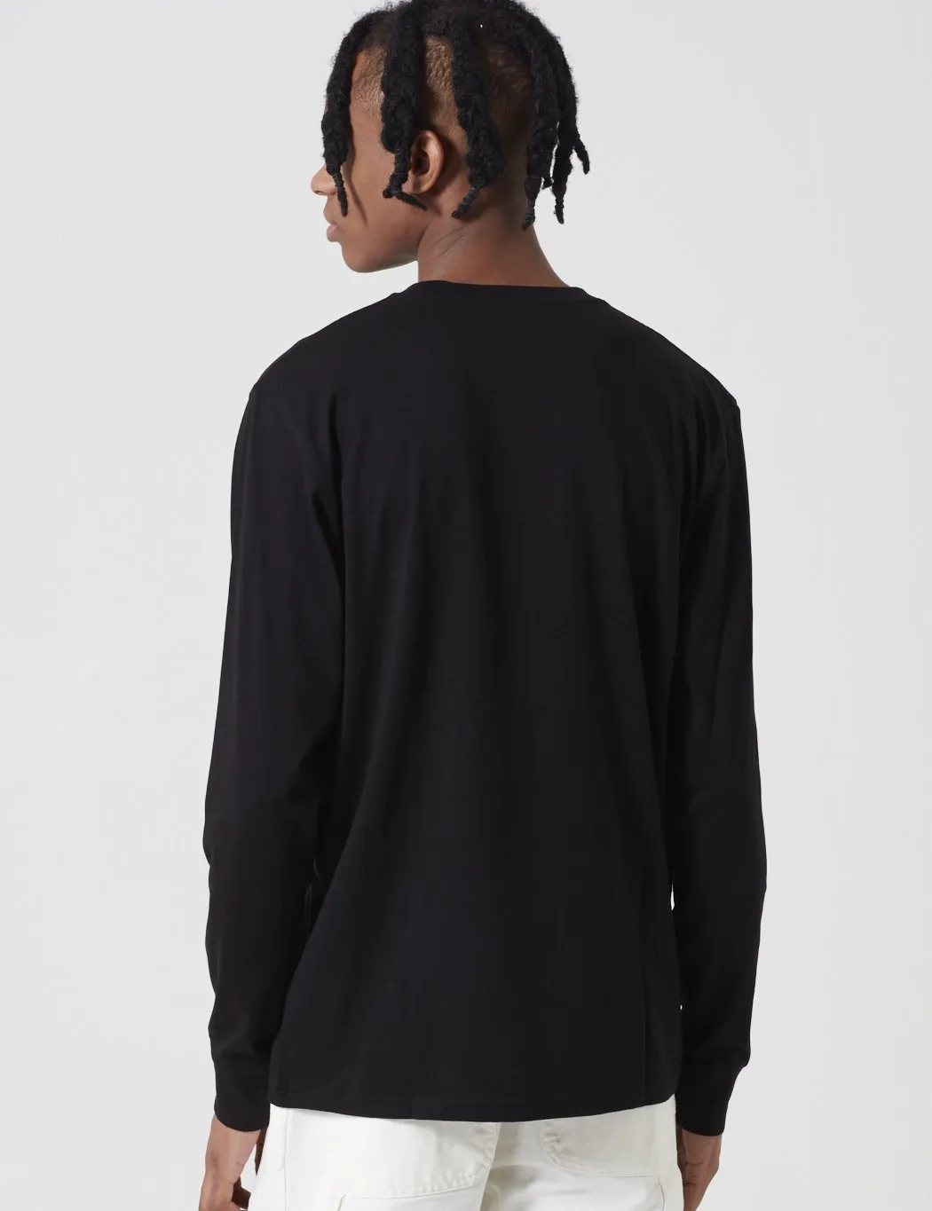 Carhartt-WIP Pocket Long Sleeve T-Shirt - Black