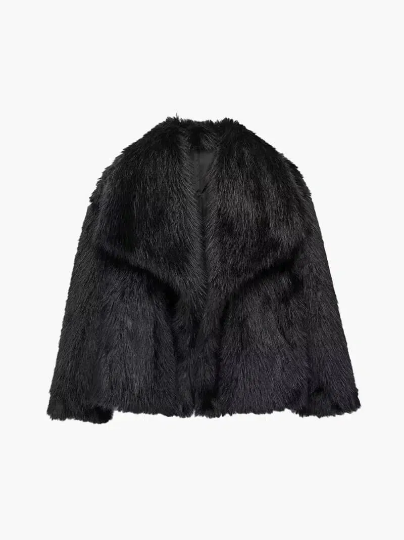 Carlotta – Luxurious design – Faux fur coat