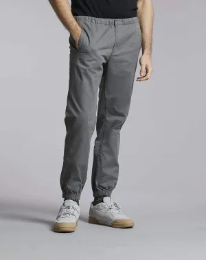 Caven Cuffed Mens Trousers | Grey