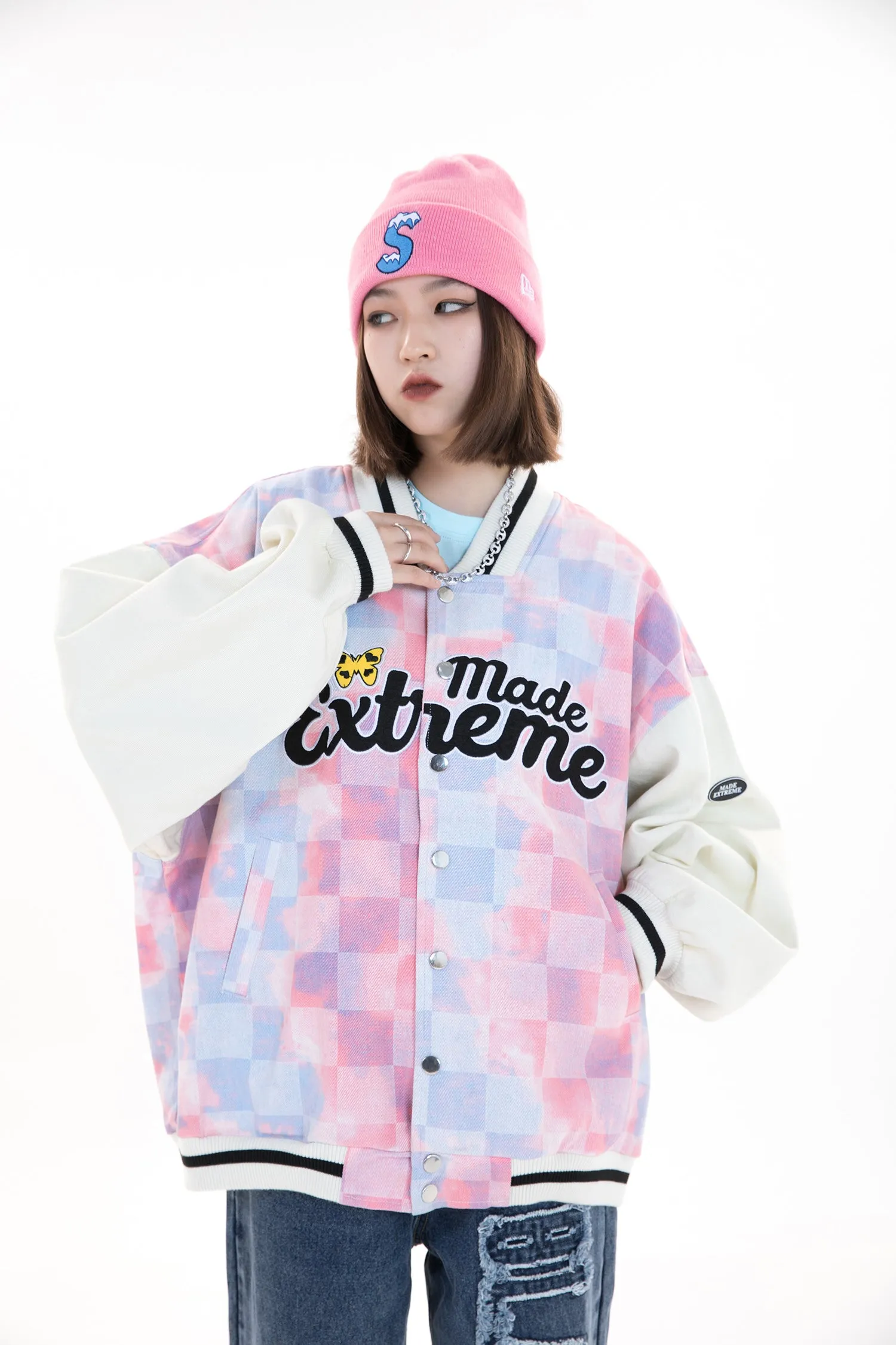 CHECKMATE baseball jacket