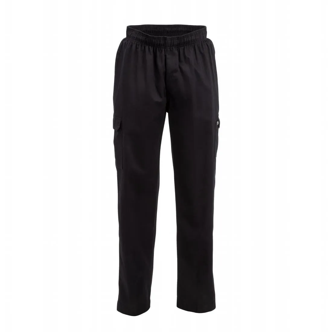 Chef Works Unisex Classic Fit Cargo Chefs Trousers Black M - B222-M