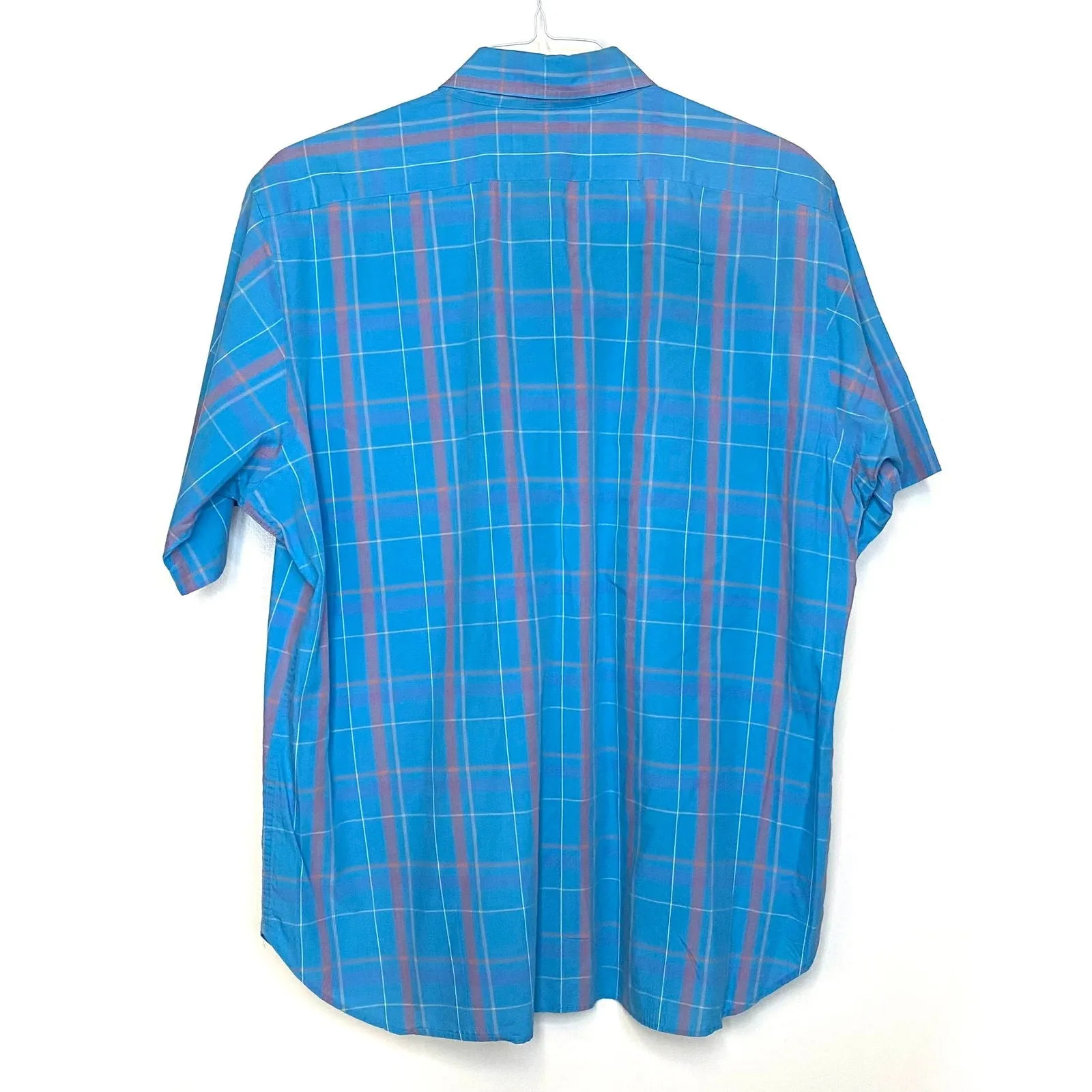 Country Traditional by Pendleton Mens Size XL Blue Plaid Casual Button-Down Shirt S/s Pre-Owned