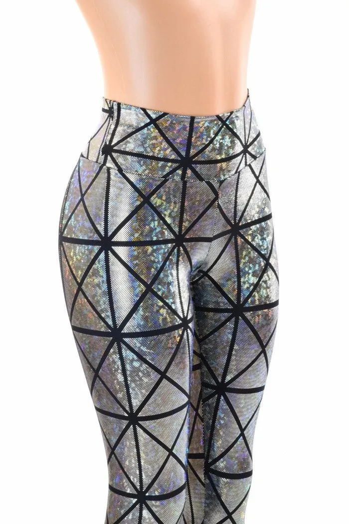 Cracked Tiles High Waist Leggings