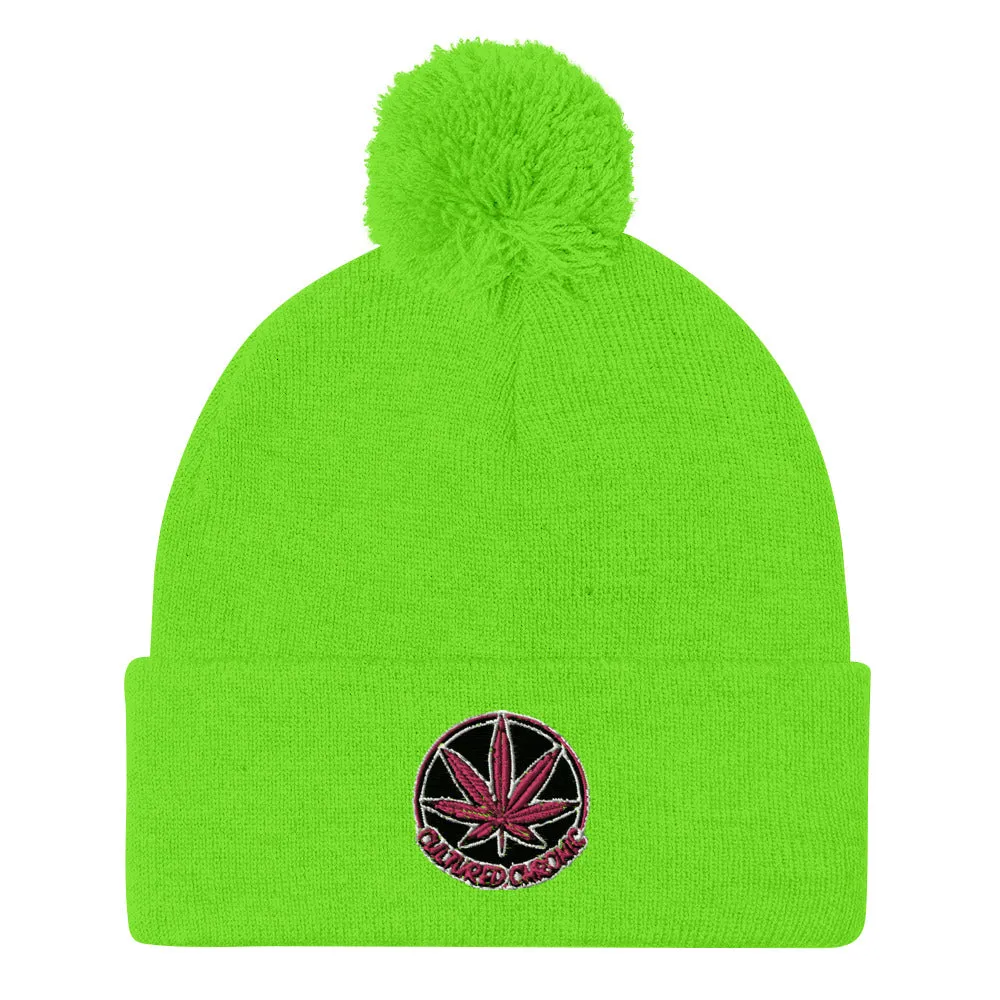 Cultured Chronic Pom-Pom Beanie