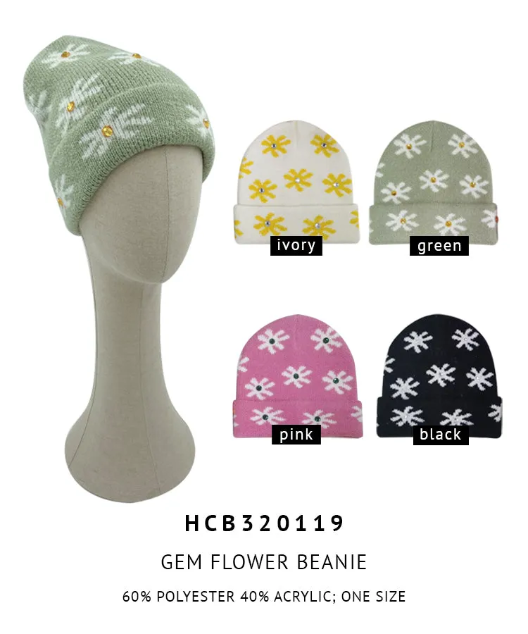 Daisy Gem Beanie