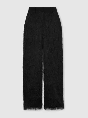 Danni atelier fringed crepe trousers