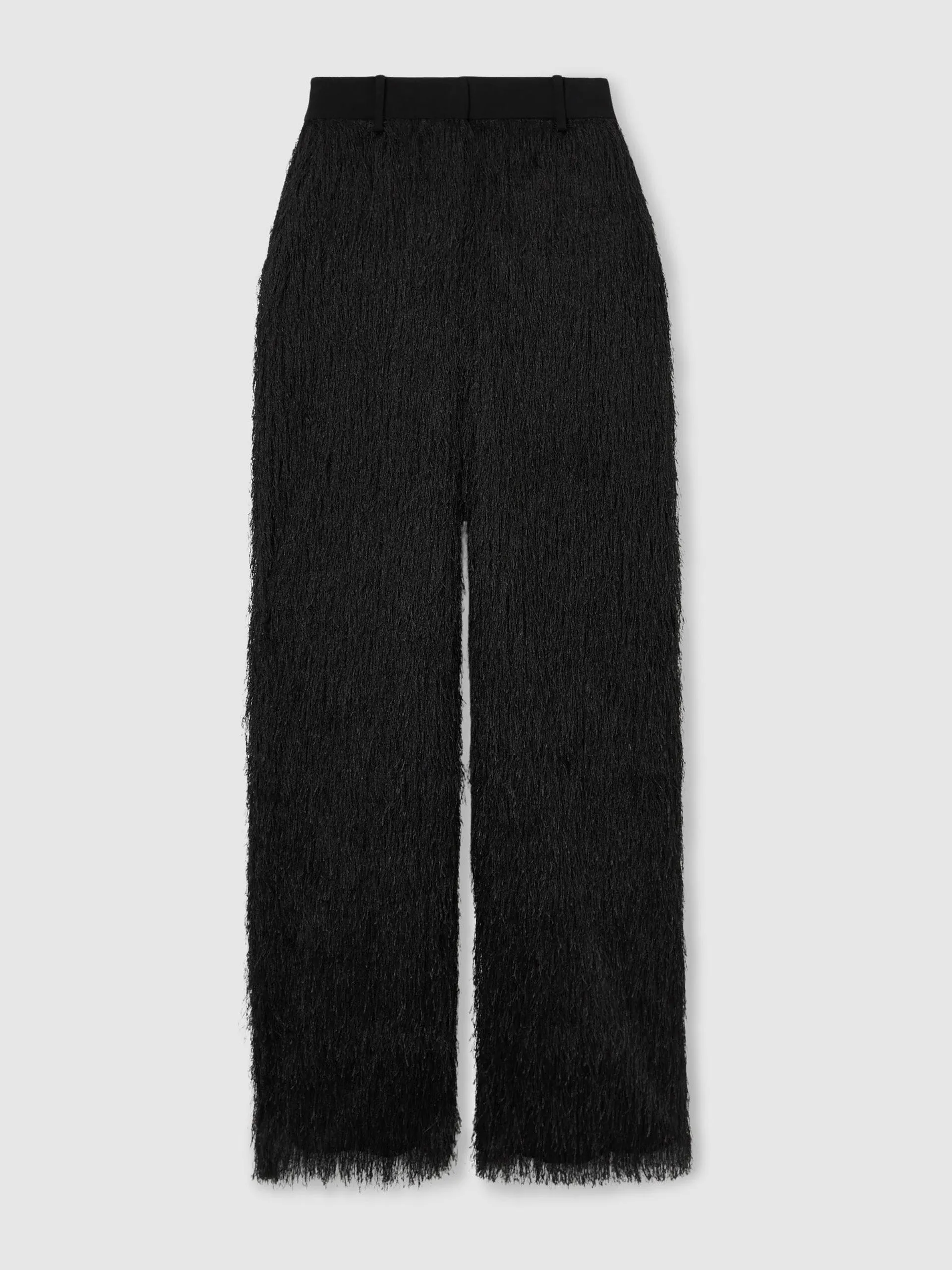 Danni atelier fringed crepe trousers