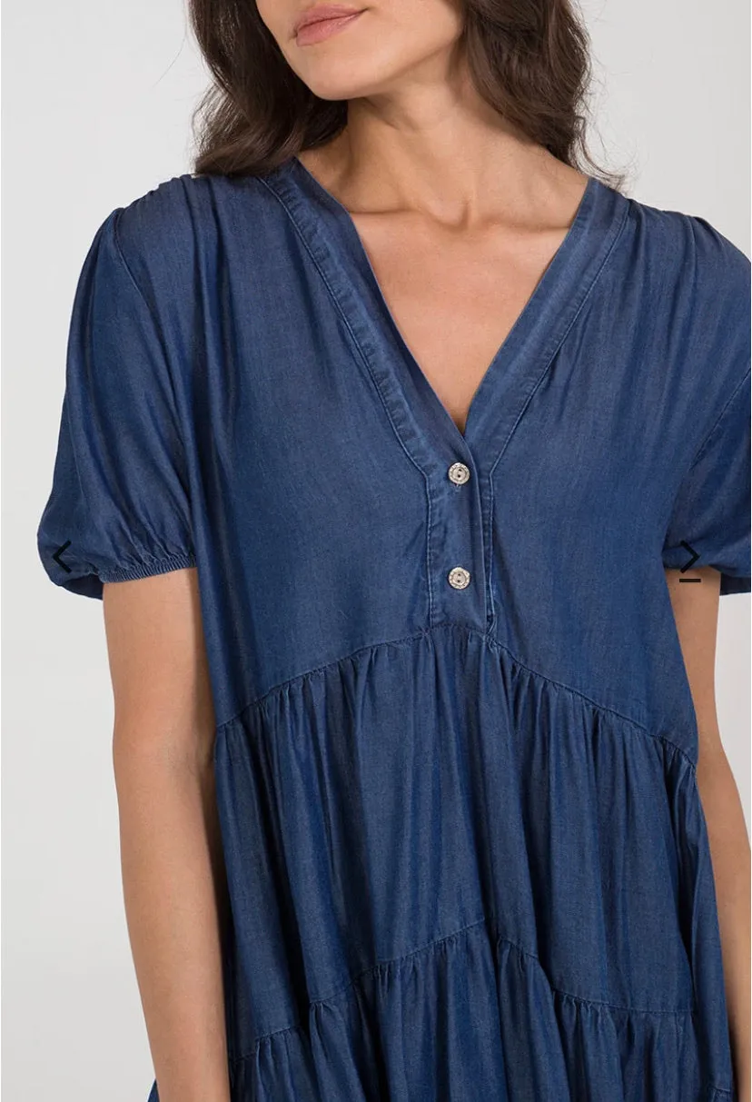 Denim Smock Dress