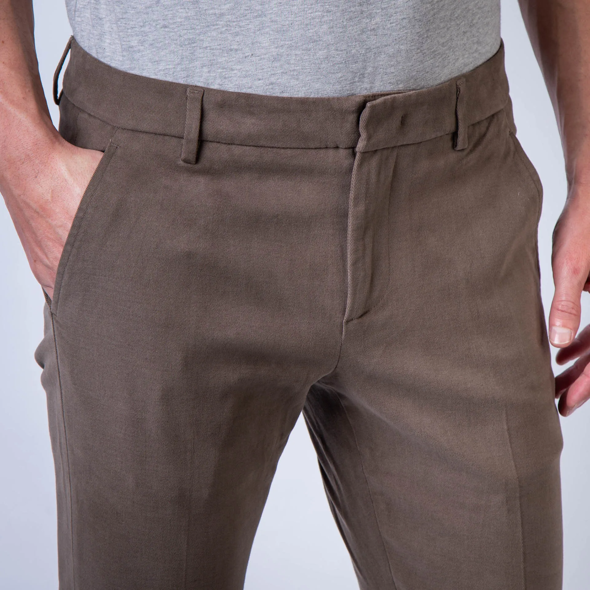 DONDUP TROUSERS UP235 GS0087 002 027 DOVE