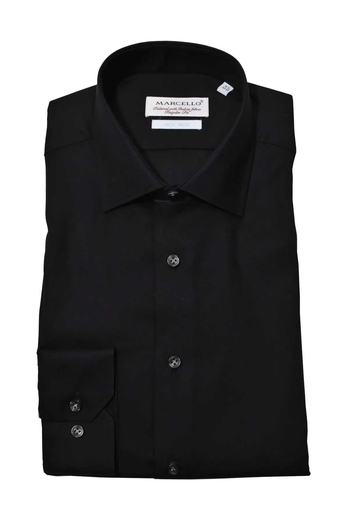 DS100 Black Non Iron Dress Shirt