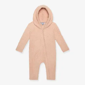 Dusty Blush Cuddle Hooded Romper