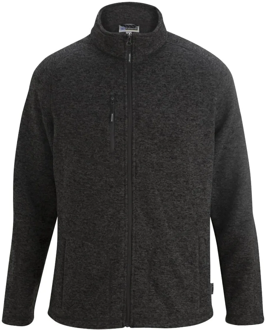 Edwards Sweater Knit Fleece Jacket