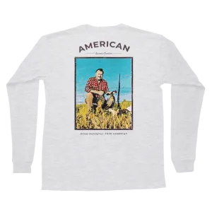 Ernest Hemingway Long Sleeve Pocket Tee