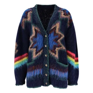 Etro Alpaca, Mohair & Wool Blend Cardigan. Size 40IT