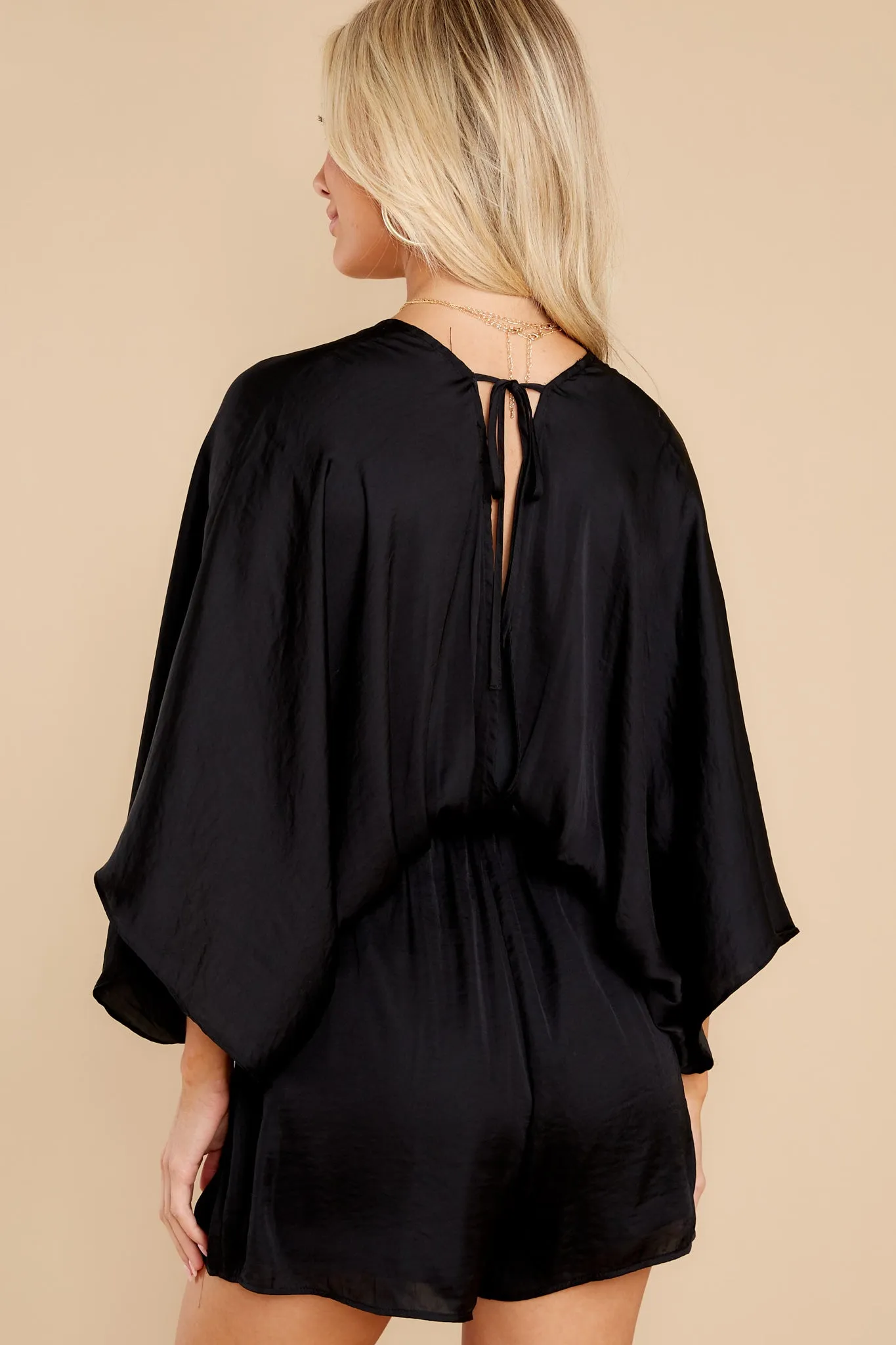 Everlasting Goddess Black Romper