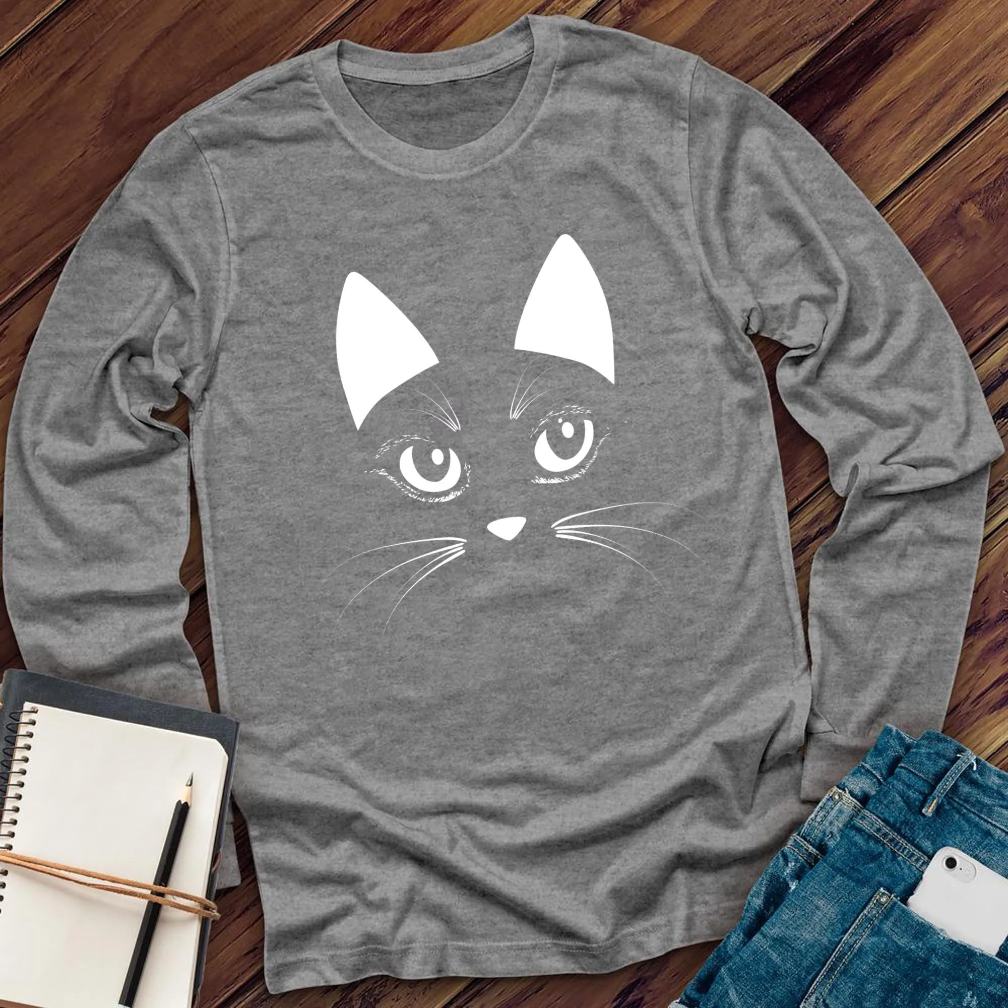 Face of Feline Long Sleeve