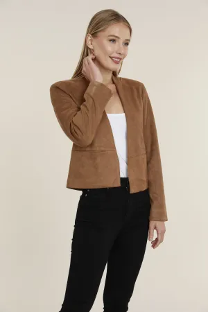 Faux Suede Jacket