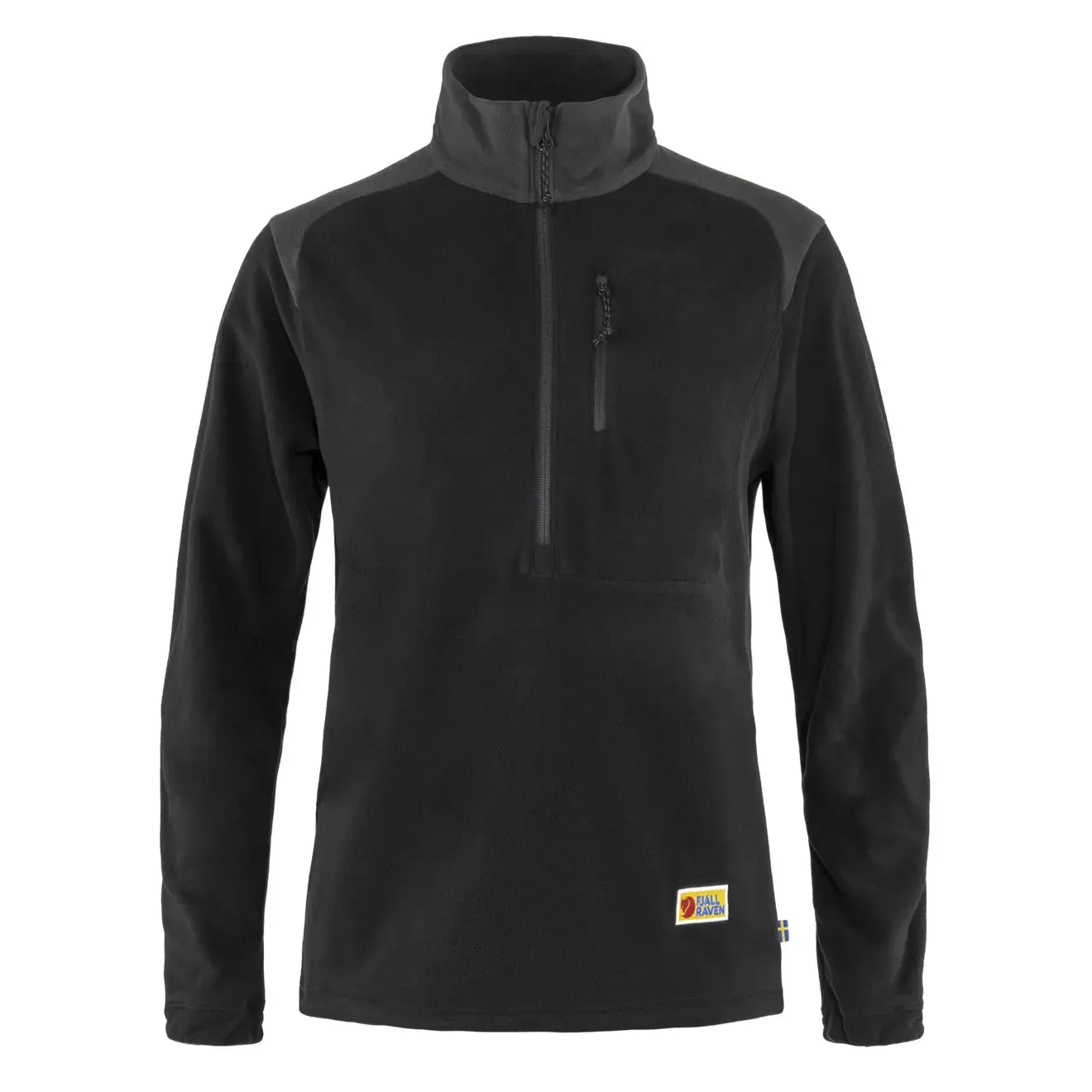 Fjallraven Womens Vardag Lite Fleece Black / Dark Grey