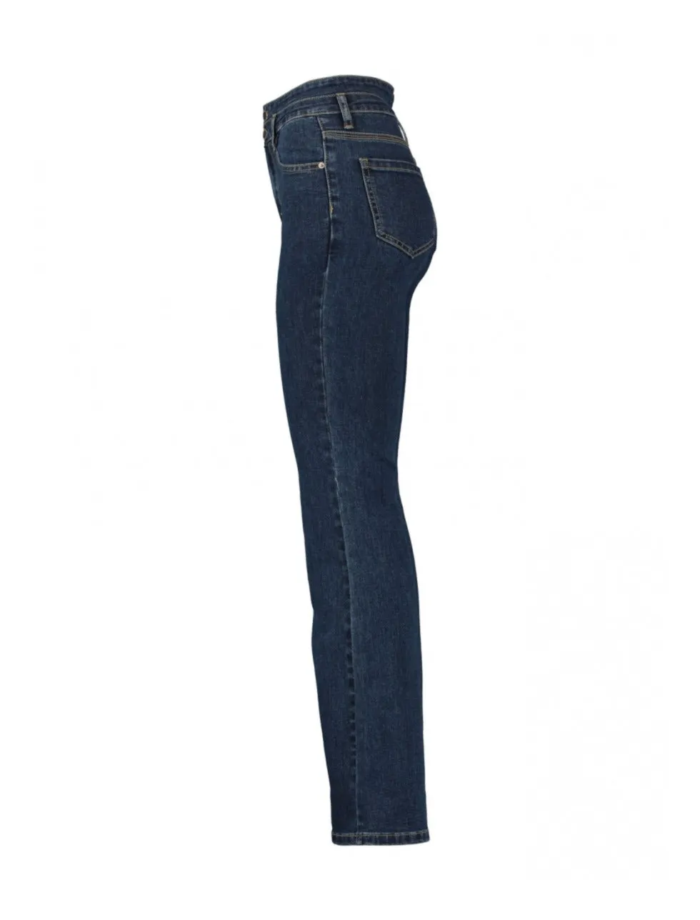 Flary Mid Blue High Waist Flared Jeans