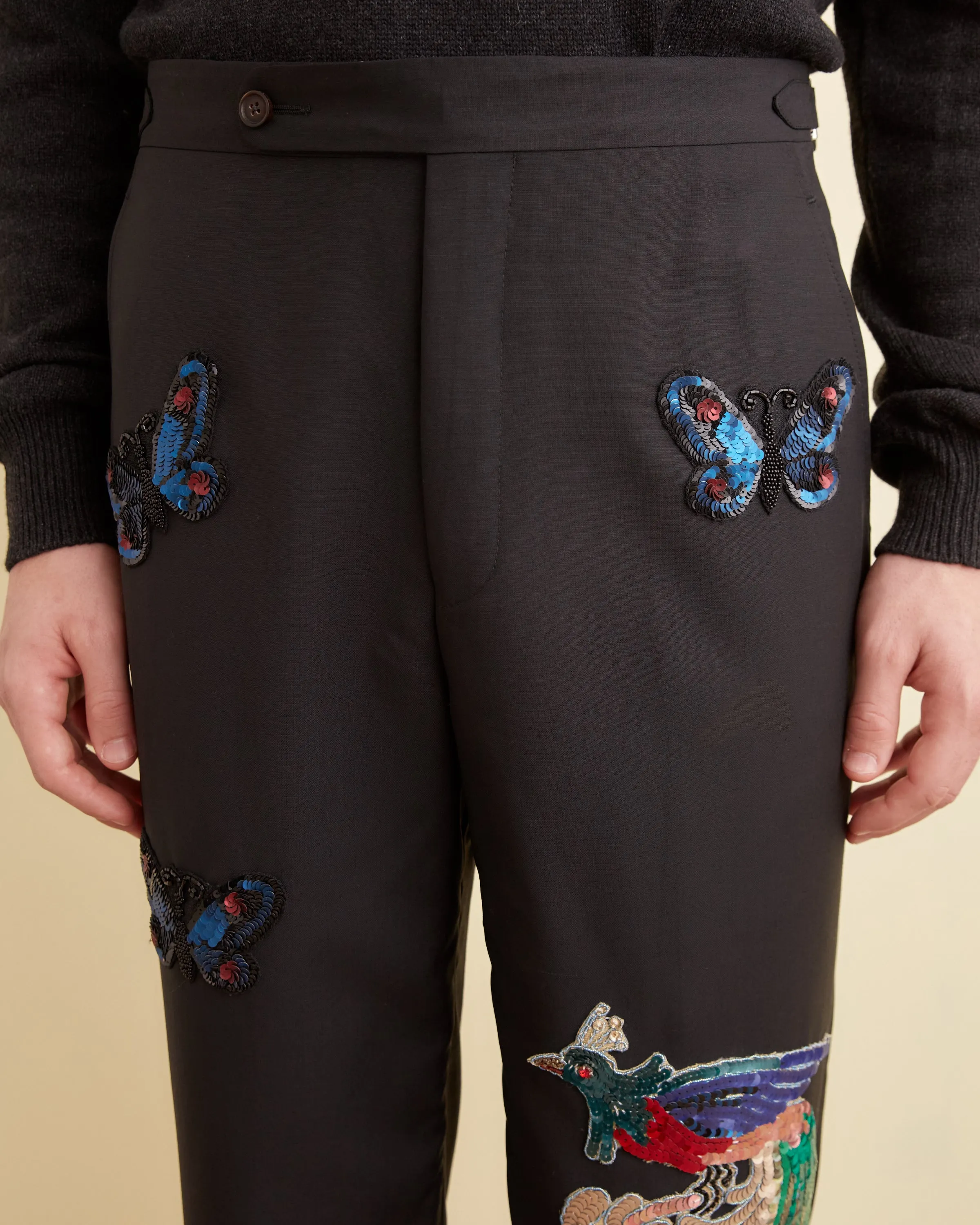 Flying Fauna Tuxedo Trousers