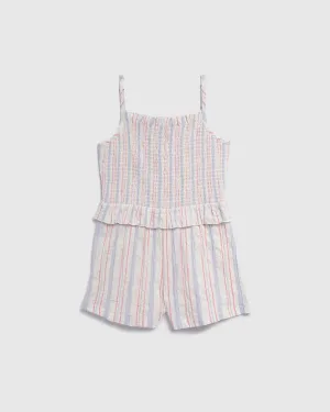 Girls Carnival Stripe Romper