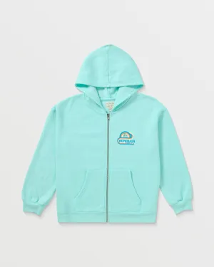 Girls Island Bound Full Zip Hoodie - Barrier Reef