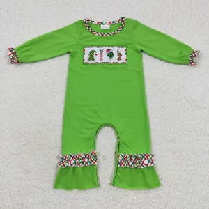 girls Xmas Cartoon long sleeve onesie LR0324