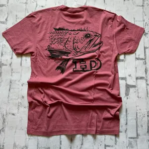 Hammer Down “Trout” Short Sleeve T-shirt - Red